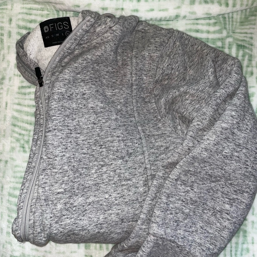 FIGS scrub brand full zip up